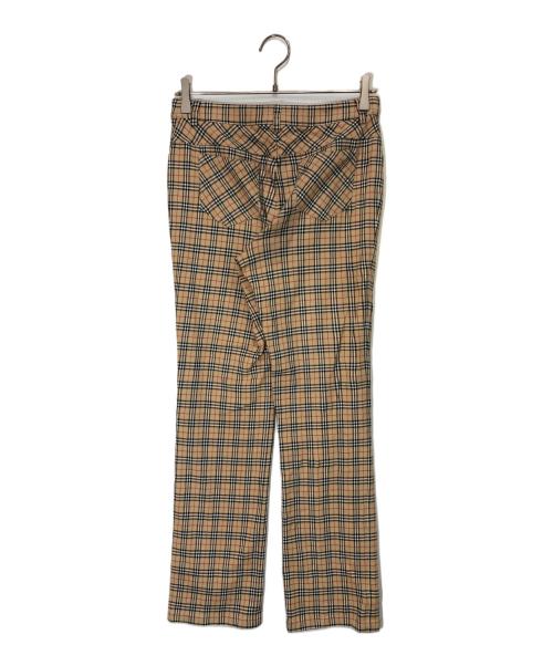 Burberry's（バーバリー）Burberry's (バーバリー) チェックパンツ ベージュ サイズ:40の古着・服飾アイテム