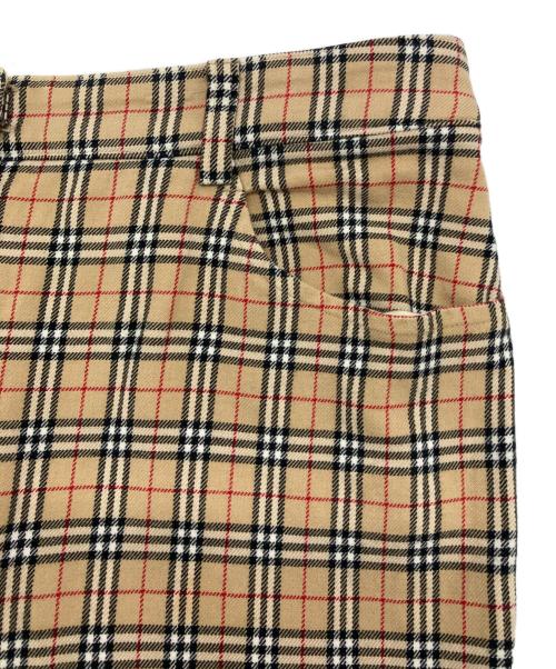 Burberry's（バーバリー）Burberry's (バーバリー) チェックパンツ ベージュ サイズ:40の古着・服飾アイテム