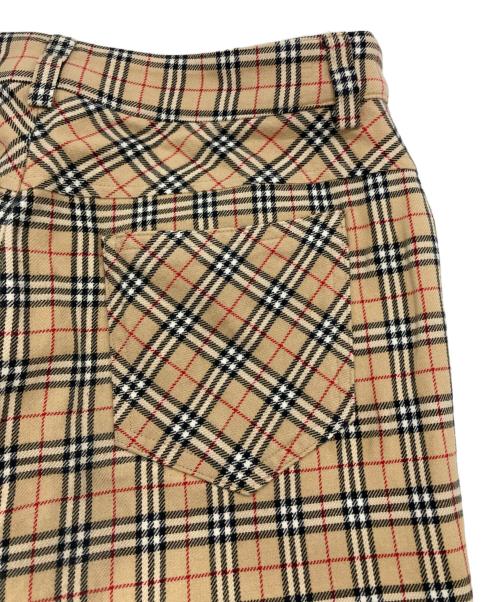 Burberry's（バーバリー）Burberry's (バーバリー) チェックパンツ ベージュ サイズ:40の古着・服飾アイテム