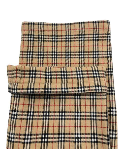 Burberry's（バーバリー）Burberry's (バーバリー) チェックパンツ ベージュ サイズ:40の古着・服飾アイテム