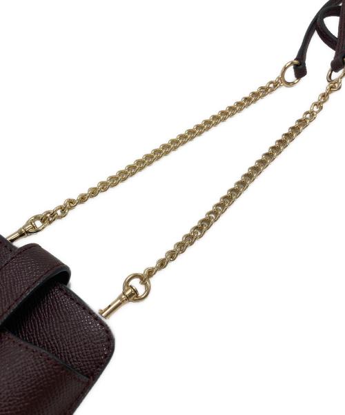 COACH（コーチ）COACH (コーチ) レーサー フォーン クロスボディ バッグ ボルドー サイズ:-の古着・服飾アイテム