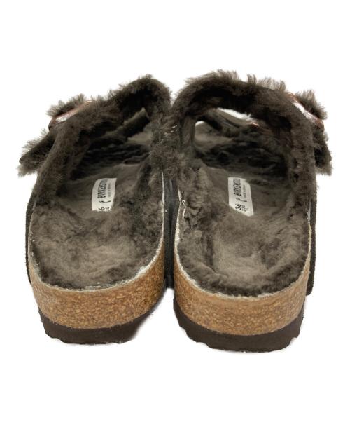 BIRKENSTOCK（ビルケンシュトック）BIRKENSTOCK (ビルケンシュトック) Arizona Shearling ブラウン サイズ:SIZE 23cmの古着・服飾アイテム