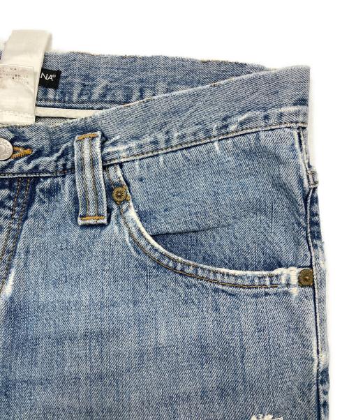 DOLCE & GABBANA（ドルチェ＆ガッバーナ）DOLCE & GABBANA (ドルチェ＆ガッバーナ) ダメージ加工デニムパンツ ブルー サイズ:48の古着・服飾アイテム