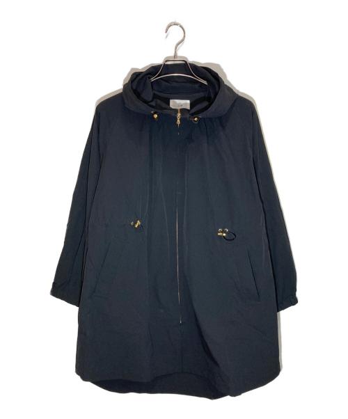 23区（ニジュウサンク）23区 (ニジュウサンク) ナイロン2WAYストレッチ フーデットアウター ブラック サイズ:38の古着・服飾アイテム