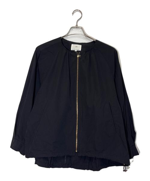 23区（ニジュウサンク）23区 (ニジュウサンク) ナイロンストレッチ ライト ブルゾン ブラック サイズ:38の古着・服飾アイテム