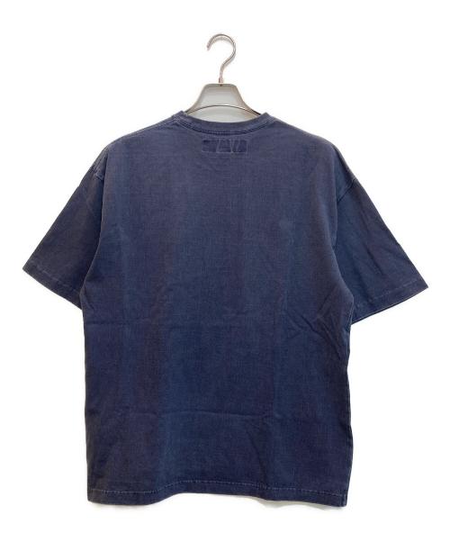 NEIGHBORHOOD（ネイバーフッド）NEIGHBORHOOD (ネイバーフッド) PIGMENT DYED CREWNECK SS ネイビー サイズ:Ⅿの古着・服飾アイテム
