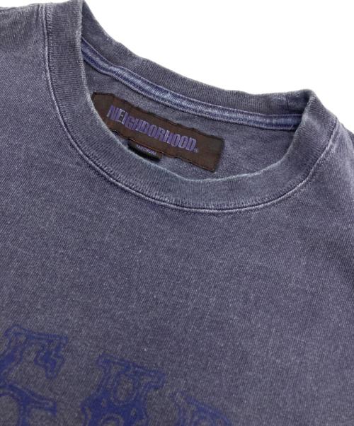 NEIGHBORHOOD（ネイバーフッド）NEIGHBORHOOD (ネイバーフッド) PIGMENT DYED CREWNECK SS ネイビー サイズ:Ⅿの古着・服飾アイテム