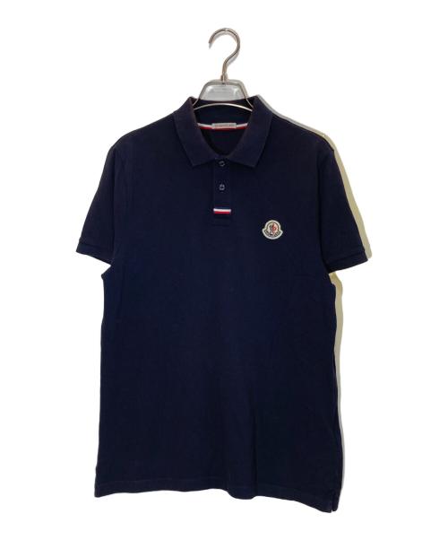 MONCLER（モンクレール）MONCLER (モンクレール) ポロシャツ ネイビー サイズ:Sの古着・服飾アイテム