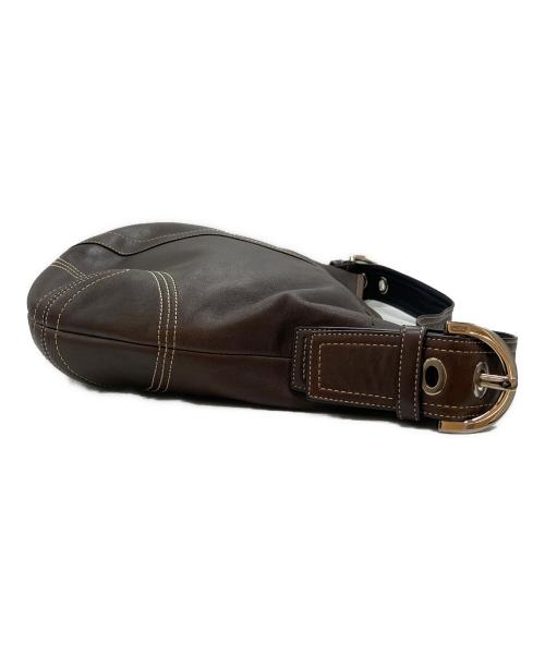 COACH（コーチ）COACH (コーチ) レザーワンショルダーバッグ ブラウン サイズ:-の古着・服飾アイテム