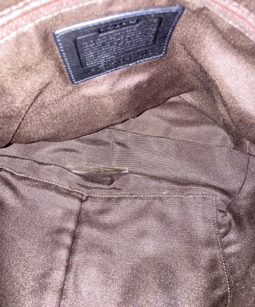 COACH（コーチ）COACH (コーチ) レザーワンショルダーバッグ ブラウン サイズ:-の古着・服飾アイテム