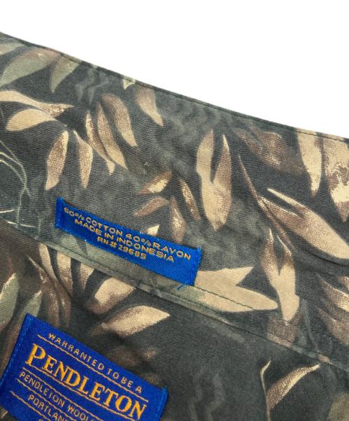 PENDLETON（ペンドルトン）PENDLETON (ペンドルトン) アロハシャツ グリーン サイズ:Sの古着・服飾アイテム