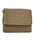 STELLA McCARTNEYステラマッカートニー）の古着「ファラベラ 三つ折り財布」｜ベージュ