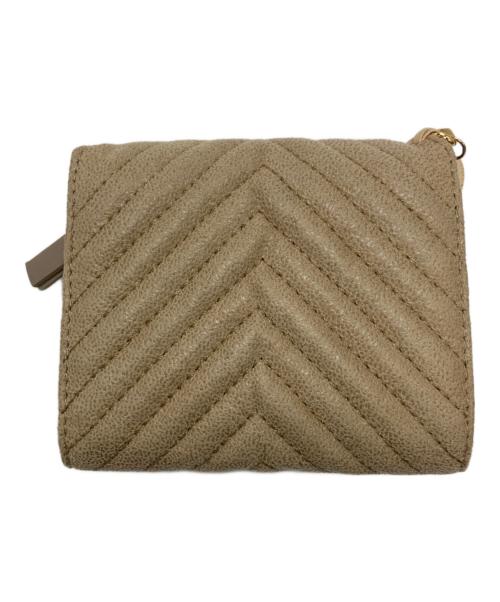 STELLA McCARTNEY（ステラマッカートニー）STELLA McCARTNEY (ステラマッカートニー) ファラベラ 三つ折り財布 ベージュ サイズ:-の古着・服飾アイテム