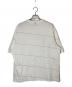 BURBERRY (バーバリー) Logo Embroidery Striped T-Shirt ホワイト×ブルー サイズ:XXL：15000円