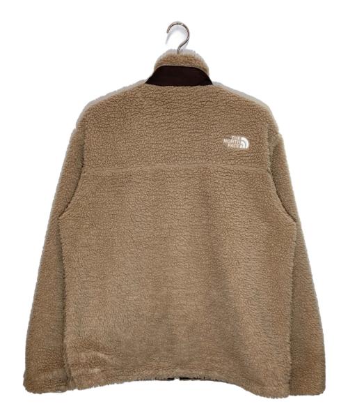 THE NORTH FACE（ザ ノース フェイス）THE NORTH FACE (ザ ノース フェイス) PLAY GREEN RVS FLEECE JACKET ベージュ×ブラウン サイズ:L100の古着・服飾アイテム