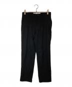 TAO COMME des GARCONSタオ コムデギャルソン）の古着「4タックウールパンツ」｜ブラック