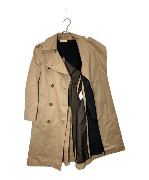 CELINE（セリーヌ）CELINE (セリーヌ) ダブルベルトトレンチコート ベージュ サイズ:34の古着・服飾アイテム