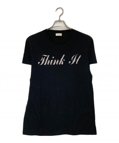 SAINT LAURENT PARIS Tシャツ・カットソー M グレー 【古着】【中古】 SAINT LAURENT PARIS Tシャツ・カットソー M グレー 【古着】【中古