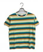 Saint Laurent Parisサンローランパリ）の古着「マルチボーダーTシャツ」｜マルチカラー