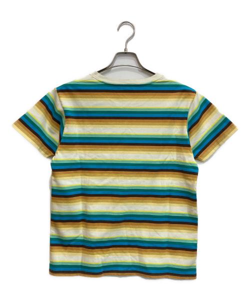 Saint Laurent Paris（サンローランパリ）Saint Laurent Paris (サンローランパリ) マルチボーダーTシャツ マルチカラー サイズ:XSの古着・服飾アイテム