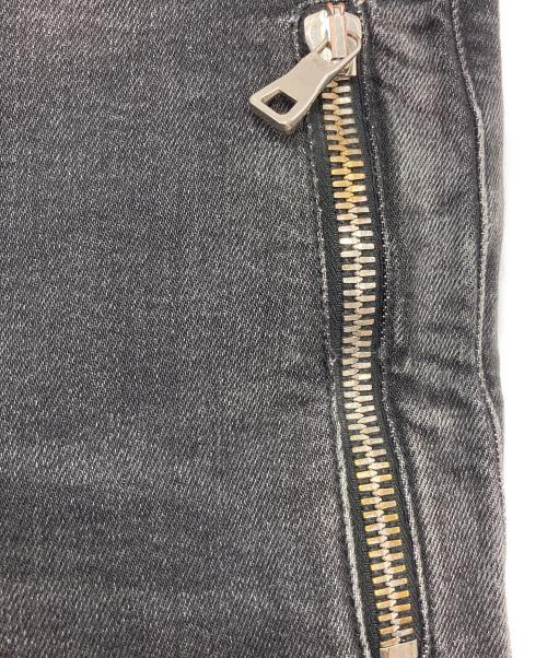 BALMAIN（バルマン）BALMAIN (バルマン) クラッシュ バイカーデニムパンツ ブラック サイズ:30の古着・服飾アイテム