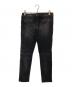 BALMAIN (バルマン) クラッシュ バイカーデニムパンツ ブラック サイズ:30：20000円
