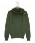 BALMAIN（バルマン）の古着「ニットパーカー」｜グリーン