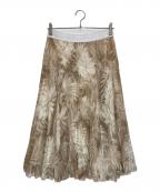 ERMANNO FIRENZEエルマンニノフィレンツェ）の古着「プリーツスカート」｜ベージュ