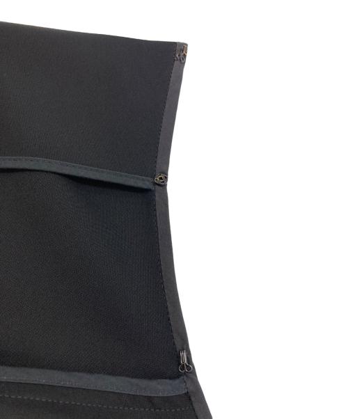 CELINE（セリーヌ）CELINE (セリーヌ) アシンメトリー ラップ スカート ブラック サイズ:SIZE 34の古着・服飾アイテム