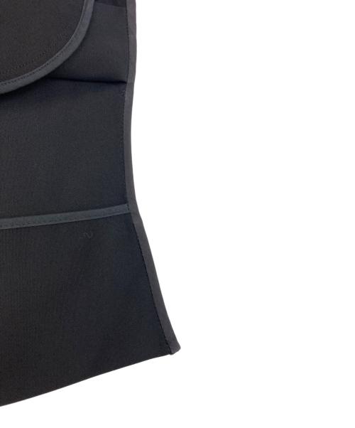 CELINE（セリーヌ）CELINE (セリーヌ) アシンメトリー ラップ スカート ブラック サイズ:SIZE 34の古着・服飾アイテム