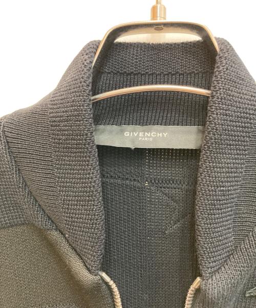 GIVENCHY（ジバンシィ）GIVENCHY (ジバンシィ) スターパッチニットジャケット ブラック サイズ:-の古着・服飾アイテム