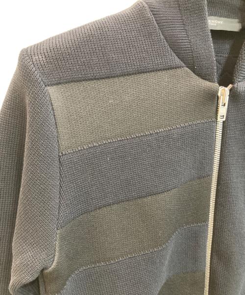 GIVENCHY（ジバンシィ）GIVENCHY (ジバンシィ) スターパッチニットジャケット ブラック サイズ:-の古着・服飾アイテム