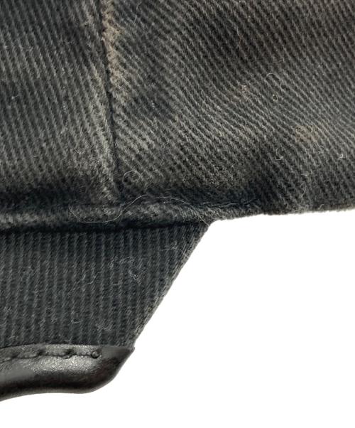 BALENCIAGA（バレンシアガ）BALENCIAGA (バレンシアガ) adidas (アディダス) ロゴストライプベースボールキャップ ブラック サイズ:SIZE L(59cm)の古着・服飾アイテム