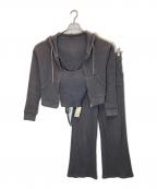 To The Seaトゥーザシー）の古着「3ピースワッフルセットアップ」｜グレー