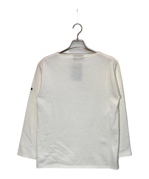 SAINT JAMES（セントジェームス）SAINT JAMES (セントジェームス) バスクシャツ ホワイト サイズ:Sの古着・服飾アイテム