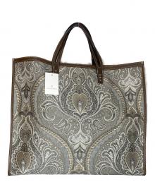 A VACATION（ア ヴァケーション）の古着「TANKペイズリー柄ジャガードトートバッグ」｜グレー