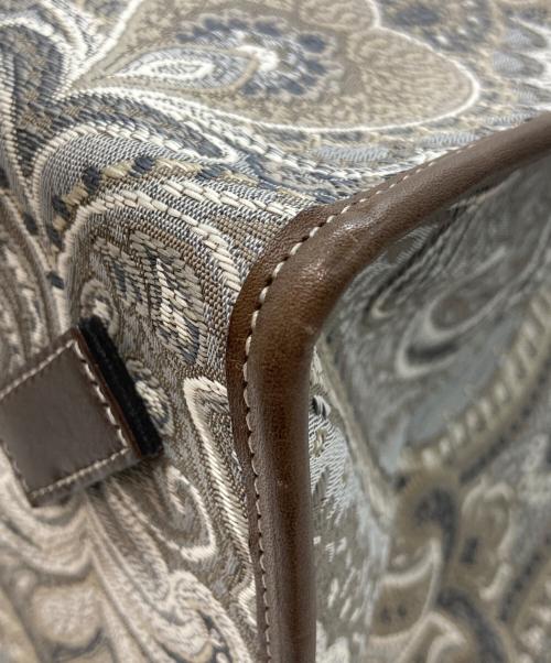 A VACATION（ア ヴァケーション）A VACATION (ア ヴァケーション) TANKペイズリー柄ジャガードトートバッグ グレー サイズ:-の古着・服飾アイテム