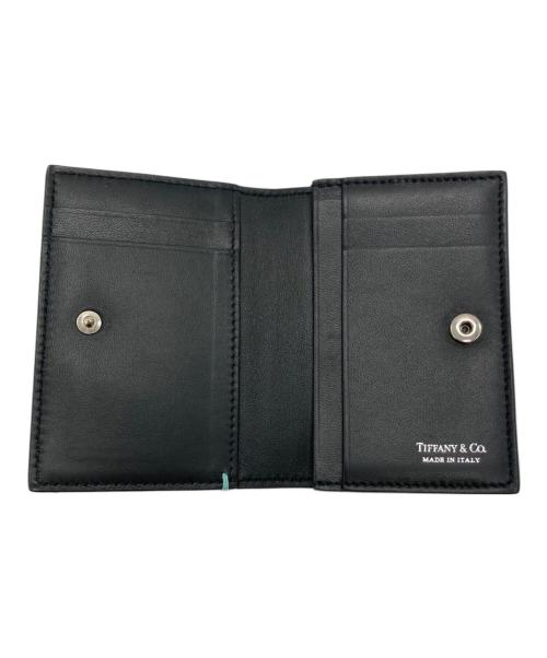 TIFFANY & Co.（ティファニー）Tiffany & Co. (ティファニー) ヴァーティカル フォールド カードケース ブラック サイズ:-の古着・服飾アイテム