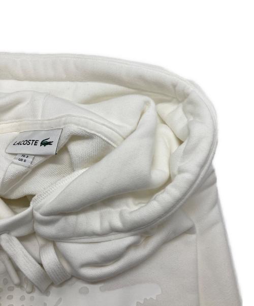 LACOSTE（ラコステ）LACOSTE (ラコステ) Pullover Hoodie ホワイト サイズ:SIZE 003の古着・服飾アイテム