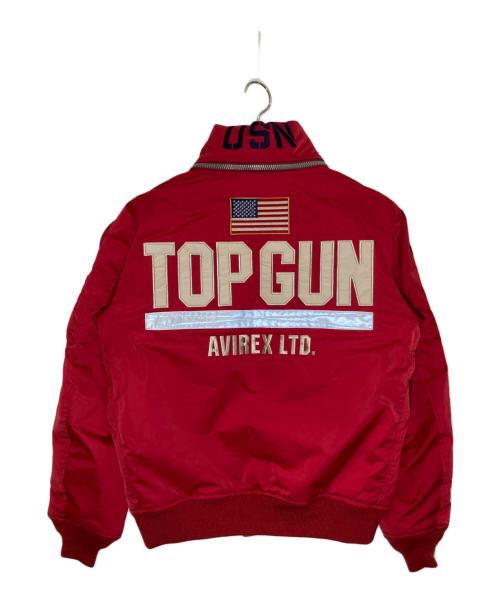 AVIREX（アヴィレックス）AVIREX (アヴィレックス) CUSTOM CWU TOP GUN レッド サイズ:Ⅿ 未使用品の古着・服飾アイテム