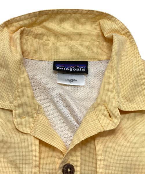Patagonia（パタゴニア）Patagonia (パタゴニア) アイランドホッパーシャツ イエロー サイズ:Lの古着・服飾アイテム