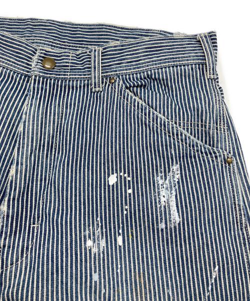 JOURNAL STANDARD（ジャーナルスタンダード）JOURNAL STANDARD (ジャーナルスタンダード) ヒッコリー バギー ワーク パンツ インディゴ×ホワイト サイズ:Lの古着・服飾アイテム