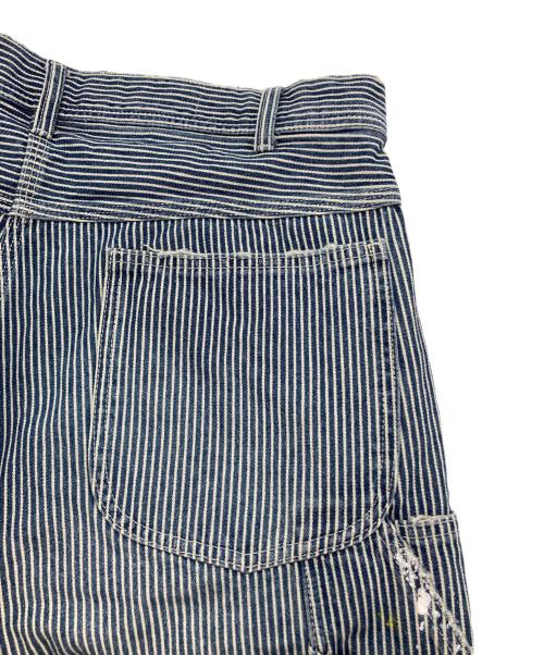 JOURNAL STANDARD（ジャーナルスタンダード）JOURNAL STANDARD (ジャーナルスタンダード) ヒッコリー バギー ワーク パンツ インディゴ×ホワイト サイズ:Lの古着・服飾アイテム