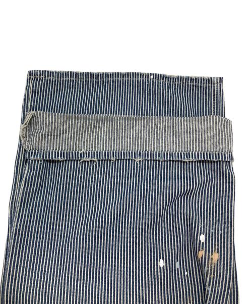 JOURNAL STANDARD（ジャーナルスタンダード）JOURNAL STANDARD (ジャーナルスタンダード) ヒッコリー バギー ワーク パンツ インディゴ×ホワイト サイズ:Lの古着・服飾アイテム