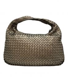 BOTTEGA VENETA（ボッテガベネタ）の古着「イントレチャートワンショルダーバッグ」｜ゴールド