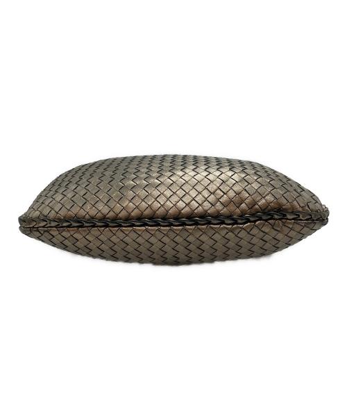 BOTTEGA VENETA（ボッテガベネタ）BOTTEGA VENETA (ボッテガベネタ) イントレチャートワンショルダーバッグ ゴールド サイズ:-の古着・服飾アイテム