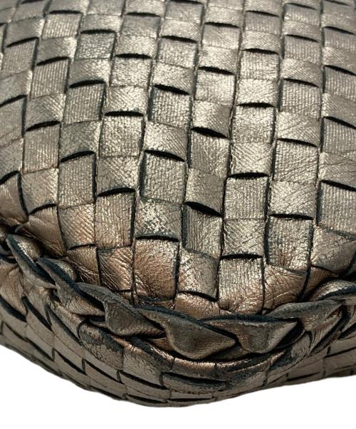 BOTTEGA VENETA（ボッテガベネタ）BOTTEGA VENETA (ボッテガベネタ) イントレチャートワンショルダーバッグ ゴールド サイズ:-の古着・服飾アイテム