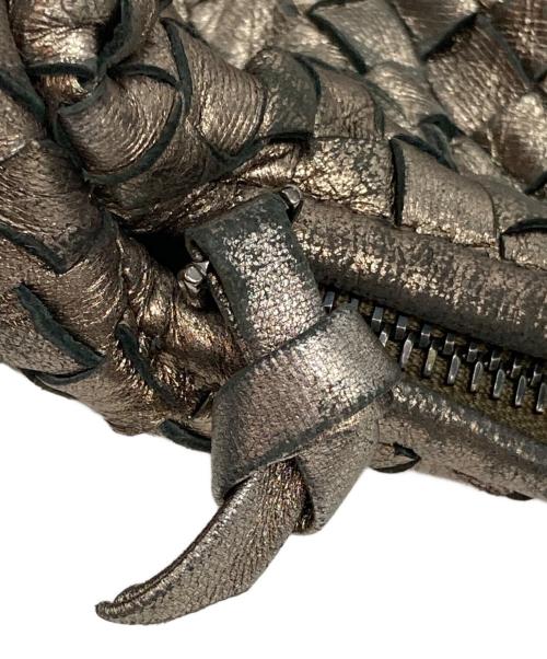 BOTTEGA VENETA（ボッテガベネタ）BOTTEGA VENETA (ボッテガベネタ) イントレチャートワンショルダーバッグ ゴールド サイズ:-の古着・服飾アイテム