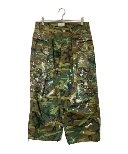 HERILL（ヘリル）HERILL (ヘリル) Duck Splash ERDL Cargo Pants カーキ サイズ:3の古着・服飾アイテム