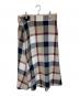 BLUE LABEL CRESTBRIDGE (ブルーレーベルクレストブリッジ) チェックフレアスカート ベージュ サイズ:40：10000円